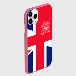 Чехол iPhone 11 Pro матовый Queen, цвет: 3D-малиновый — фото 2
