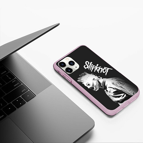 Чехол iPhone 11 Pro матовый SLIPKNOT / 3D-Розовый – фото 3