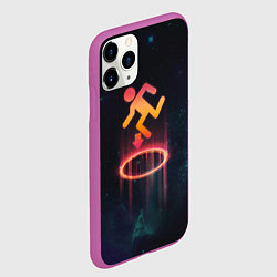 Чехол iPhone 11 Pro матовый PORTAL, цвет: 3D-фиолетовый — фото 2