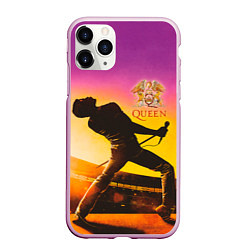 Чехол iPhone 11 Pro матовый Queen, цвет: 3D-розовый