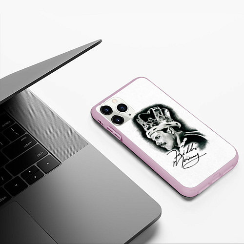 Чехол iPhone 11 Pro матовый Queen / 3D-Розовый – фото 3