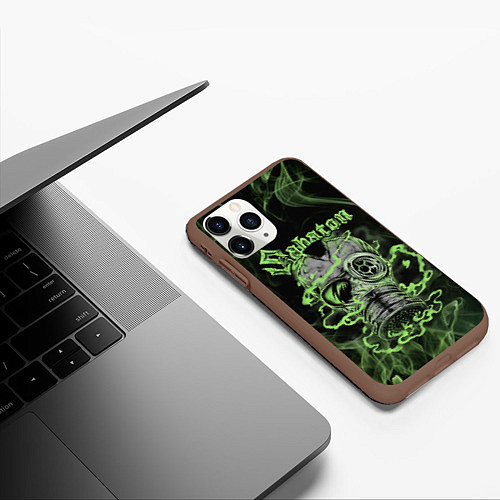 Чехол iPhone 11 Pro матовый Toxic Sabaton / 3D-Коричневый – фото 3