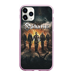 Чехол iPhone 11 Pro матовый Sabaton Band, цвет: 3D-розовый