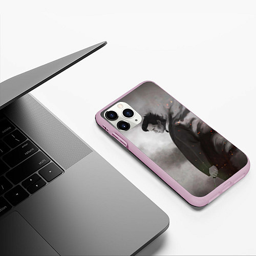 Чехол iPhone 11 Pro матовый DOCTOR WHO / 3D-Розовый – фото 3