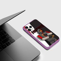 Чехол iPhone 11 Pro матовый IKONIK, цвет: 3D-фиолетовый — фото 2