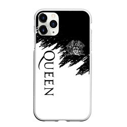 Чехол iPhone 11 Pro матовый QUEEN, цвет: 3D-белый