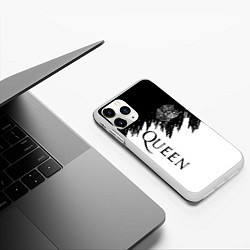 Чехол iPhone 11 Pro матовый QUEEN, цвет: 3D-белый — фото 2