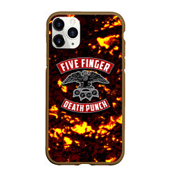 Чехол iPhone 11 Pro матовый Five Finger Death Punch