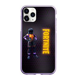 Чехол iPhone 11 Pro матовый FORTNITE, цвет: 3D-светло-сиреневый