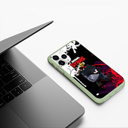 Чехол iPhone 11 Pro матовый Brawl Stars, цвет: 3D-салатовый — фото 2