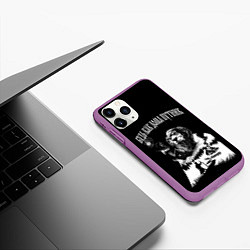 Чехол iPhone 11 Pro матовый БУДЬ КАК ДОМА ПУТНИК, цвет: 3D-фиолетовый — фото 2