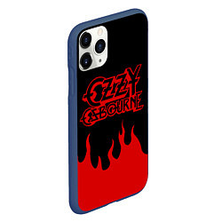 Чехол iPhone 11 Pro матовый Ozzy Osbourne, цвет: 3D-тёмно-синий — фото 2