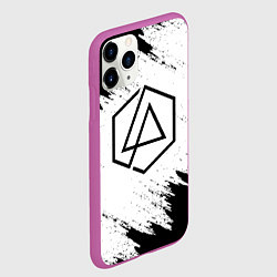 Чехол iPhone 11 Pro матовый LINKIN PARK, цвет: 3D-фиолетовый — фото 2