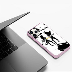 Чехол iPhone 11 Pro матовый Brazzers, цвет: 3D-розовый — фото 2
