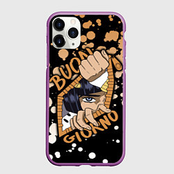 Чехол iPhone 11 Pro матовый JoJo Bizarre Adventure, цвет: 3D-фиолетовый