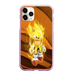 Чехол iPhone 11 Pro матовый Sonic, цвет: 3D-розовый