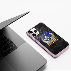 Чехол iPhone 11 Pro матовый СОНИК, цвет: 3D-розовый — фото 2