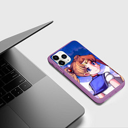 Чехол iPhone 11 Pro матовый SAILOR MOON, цвет: 3D-фиолетовый — фото 2