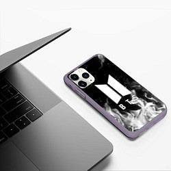 Чехол iPhone 11 Pro матовый BTS, цвет: 3D-серый — фото 2