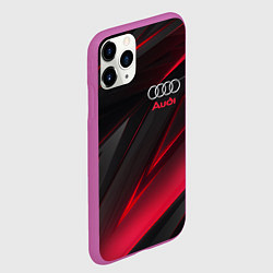 Чехол iPhone 11 Pro матовый AUDI, цвет: 3D-фиолетовый — фото 2