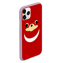 Чехол iPhone 11 Pro матовый Knuckles, цвет: 3D-сиреневый — фото 2