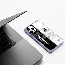 Чехол iPhone 11 Pro матовый Lamborghini, цвет: 3D-светло-сиреневый — фото 2