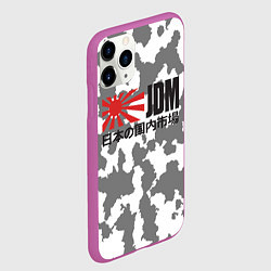 Чехол iPhone 11 Pro матовый JDM Style, цвет: 3D-фиолетовый — фото 2
