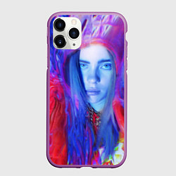 Чехол iPhone 11 Pro матовый Billie Paint Colors, цвет: 3D-фиолетовый