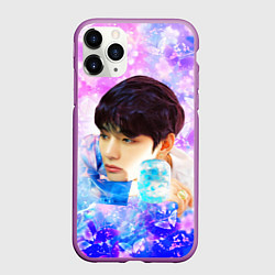 Чехол iPhone 11 Pro матовый БТС 2020 Season Greeting Ви V, цвет: 3D-фиолетовый