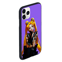 Чехол iPhone 11 Pro матовый SAILOR MOON, цвет: 3D-черный — фото 2