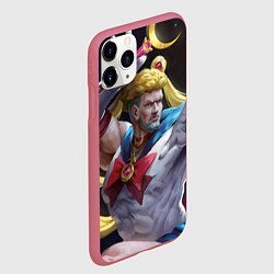 Чехол iPhone 11 Pro матовый Сейлор Панч, цвет: 3D-малиновый — фото 2