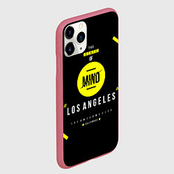 Чехол iPhone 11 Pro матовый Off-White: Los Angeles, цвет: 3D-малиновый — фото 2