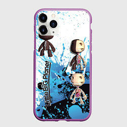 Чехол iPhone 11 Pro матовый Little Big, цвет: 3D-фиолетовый