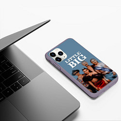 Чехол iPhone 11 Pro матовый Little Big, цвет: 3D-серый — фото 2