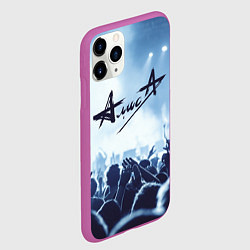 Чехол iPhone 11 Pro матовый Алиса, цвет: 3D-фиолетовый — фото 2