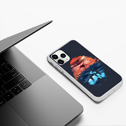 Чехол iPhone 11 Pro матовый Очень Странные Дела, цвет: 3D-белый — фото 2