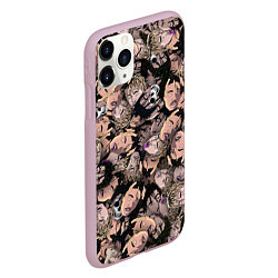Чехол iPhone 11 Pro матовый Juice WRLD, цвет: 3D-розовый — фото 2