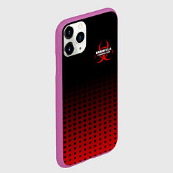 Чехол iPhone 11 Pro матовый Umbrella, цвет: 3D-фиолетовый — фото 2