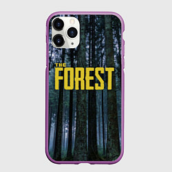 Чехол iPhone 11 Pro матовый THE FOREST, цвет: 3D-фиолетовый