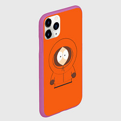 Чехол iPhone 11 Pro матовый ЮЖНЫЙ ПАРК, цвет: 3D-фиолетовый — фото 2