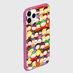 Чехол iPhone 11 Pro матовый ЮЖНЫЙ ПАРК, цвет: 3D-фиолетовый — фото 2