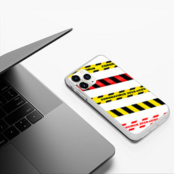 Чехол iPhone 11 Pro матовый 2019-nCoV Коронавирус, цвет: 3D-белый — фото 2
