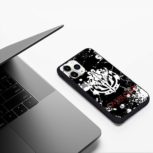 Чехол iPhone 11 Pro матовый OVERLORD / 3D-Черный – фото 3