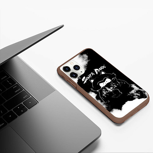 Чехол iPhone 11 Pro матовый Южный Парк / 3D-Коричневый – фото 3