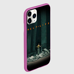 Чехол iPhone 11 Pro матовый HALF-LIFE, цвет: 3D-фиолетовый — фото 2