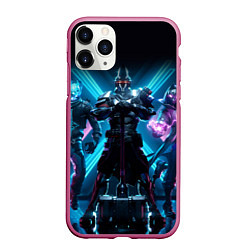 Чехол iPhone 11 Pro матовый FORTNITE, цвет: 3D-малиновый