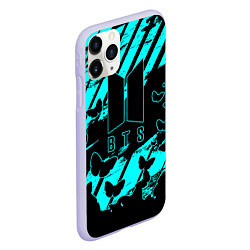Чехол iPhone 11 Pro матовый BTS, цвет: 3D-светло-сиреневый — фото 2