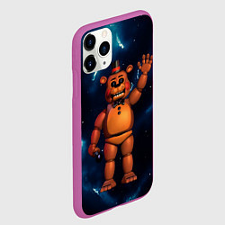 Чехол iPhone 11 Pro матовый Five Nights At Freddys, цвет: 3D-фиолетовый — фото 2