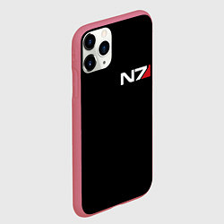Чехол iPhone 11 Pro матовый MASS EFFECT N7, цвет: 3D-малиновый — фото 2