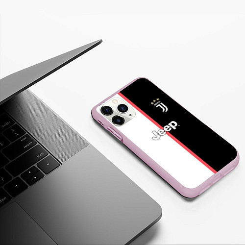 Чехол iPhone 11 Pro матовый Форма Ronaldo / 3D-Розовый – фото 3